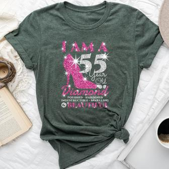 I Am A 55 Year Old Diamond 55Th Birthday Bella Canvas T-shirt - Monsterry UK