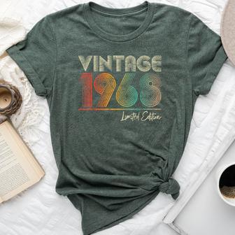 56 Years Old Vintage 1968 56Th Birthday For Men Bella Canvas T-shirt - Monsterry UK