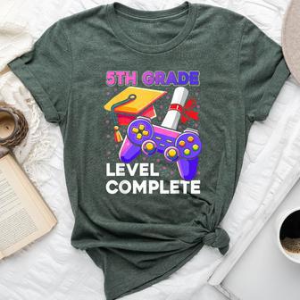 5Th Grade Level Complete Graduation 5Th Grade End Of School Bella Canvas T-shirt - Monsterry