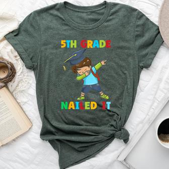 5Th Grade Nailed It Fifth Grade Graduation Class Of 2024 Bella Canvas T-shirt - Monsterry UK