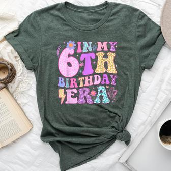 In My 6Th Birthday Era Six Bday 6 Year Old Birthday Girl Bella Canvas T-shirt - Seseable
