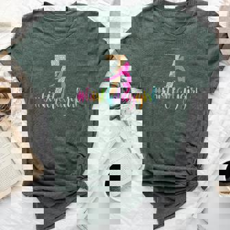 7Th Birthday Gymnastics Girls Rainbow Party Gymnast Bella Canvas T-shirt - Thegiftio