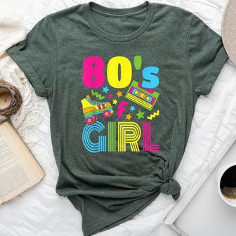 80S Girl 1980S Theme Party 80S Costume Outfit Girls Bella Canvas T-shirt - Seseable