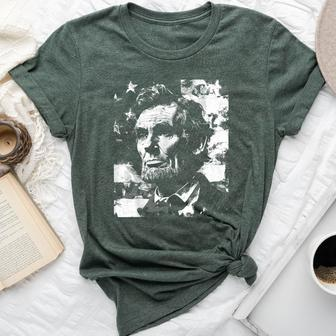 Abraham Lincoln History Teacher President 4Th Of July Bella Canvas T-shirt - Seseable