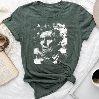 Abraham Lincoln History Teacher President 4Th Of July Bella Canvas T-shirt - Monsterry DE