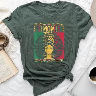 Afro African American Mom Black History Month Mother Bella Canvas T-shirt - Monsterry DE