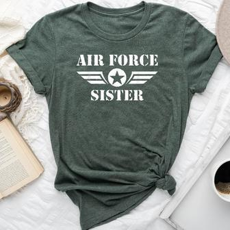 Air Force Sister Proud Air Force Sister Bella Canvas T-shirt - Thegiftio UK
