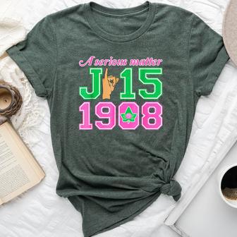 Aka Hand Sign A Serious Matter J15 Founders Day 1908 Bella Canvas T-shirt - Monsterry AU