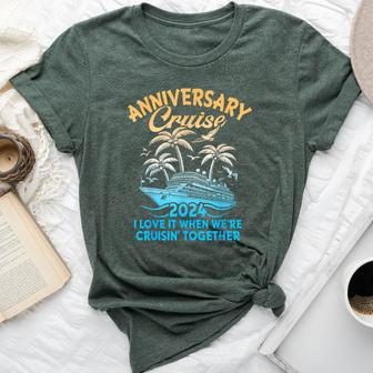 Anniversary Cruise 2024 Wedding Anniversary Husband Wife Bella Canvas T-shirt - Monsterry DE