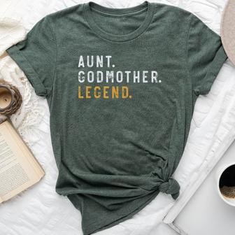 Aunt Godmother Legend Mommy Mom Happy Mother's Day Vintage Bella Canvas T-shirt - Seseable