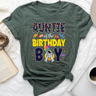 Auntie 2Nd Outer Space Aunt Family Matching Outfit Party Bella Canvas T-shirt - Thegiftio UK