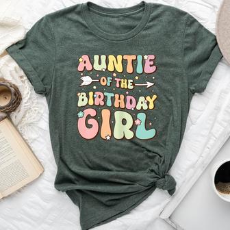 Auntie Of The Birthday Girl Family Matching Birthday Bella Canvas T-shirt - Monsterry