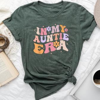 In My Auntie Era Baby Announcement For Aunt Mother's Day Bella Canvas T-shirt | Mazezy