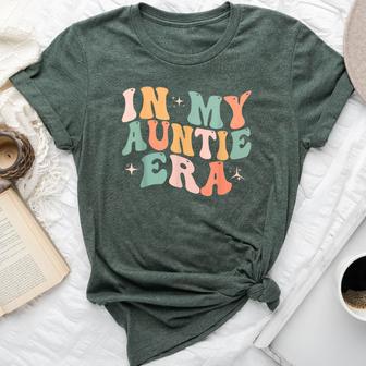 In My Auntie Era Baby Announcement For Cool Aunt Bella Canvas T-shirt - Monsterry DE