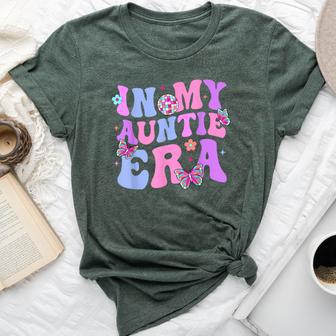 In My Auntie Era Retro Groovy Mother's Day Best Aunt Ever Bella Canvas T-shirt - Monsterry DE