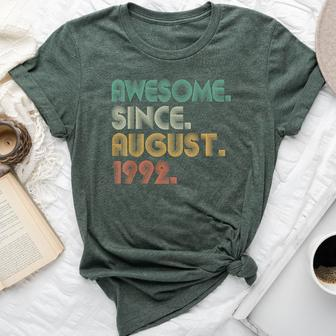 Awesome Since August 1992 Vintage 32Nd Birthday Women Bella Canvas T-shirt - Monsterry UK
