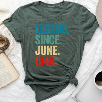 Awesome Since June 1946 Vintage 78Th Birthday Women Bella Canvas T-shirt - Monsterry DE