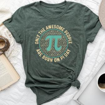 Awesome People Born On Pi Day Birthday Pi Bella Canvas T-shirt - Seseable