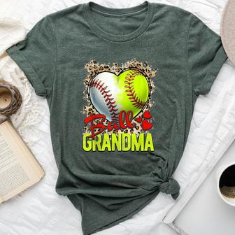 Ball Grandma Softball Grandma Baseball Grandma Bella Canvas T-shirt - Seseable