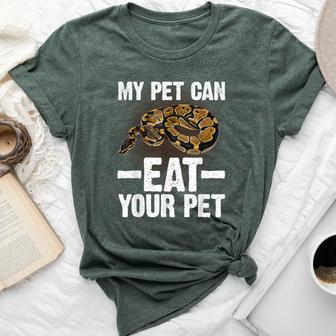 Ball Python For Snake Reptile Python Lover Bella Canvas T-shirt - Thegiftio UK
