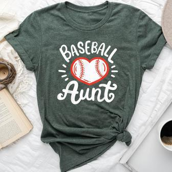 Baseball Aunt Auntie Bella Canvas T-shirt - Monsterry CA