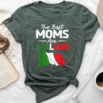 The Best Moms Are Italian Mom Bella Canvas T-shirt - Thegiftio UK