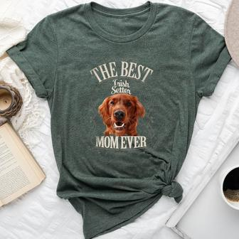 Best Red Irish Setter Mom Ever Dog Lover Vintage Bella Canvas T-shirt - Monsterry AU