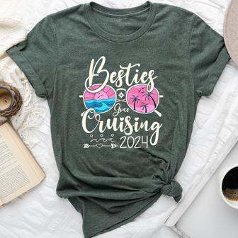 Besties Gone Cruising 2024 Girls Matching Cruise Bella Canvas T-shirt | Seseable CA