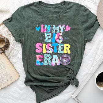 In My Big Sister Era Cute To Be A Big Sister Toddler Girls Bella Canvas T-shirt - Thegiftio UK