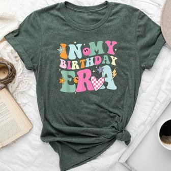 In My Birthday Era Groovy Retro Kid Happy Birthday Bella Canvas T-shirt - Seseable