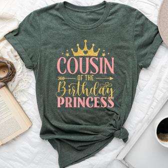 Birthday For Girl Outfit Cousin Of The Birthday Princess Bella Canvas T-shirt - Thegiftio UK