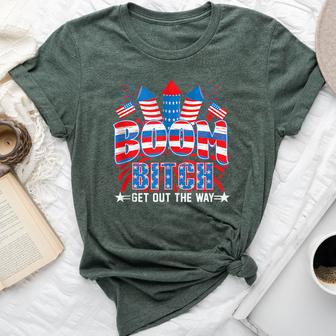 Bitch Get Out The Way Boom Firework 4Th Of July Women Bella Canvas T-shirt - Monsterry UK