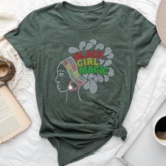 Black Girl Magic For Girls Black History Month Bella Canvas T-shirt - Seseable