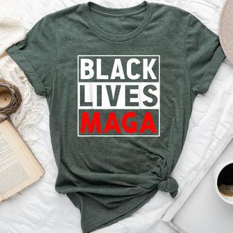 Black Lives Maga Apparel For Support Trump 2024 Bella Canvas T-shirt - Monsterry CA