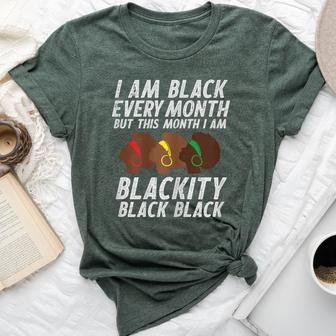 I Am Blackity Black Afro Woman African Pride History Women Bella Canvas T-shirt - Seseable