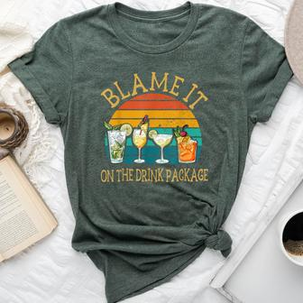Blame It On The Drink Package Cruise Bella Canvas T-shirt - Monsterry DE