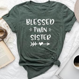 Blessed Twin Sister T For Twin Sisters Bella Canvas T-shirt - Monsterry CA