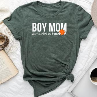 Boy Mom Surrounded By Balls For For Moms Bella Canvas T-shirt - Monsterry CA
