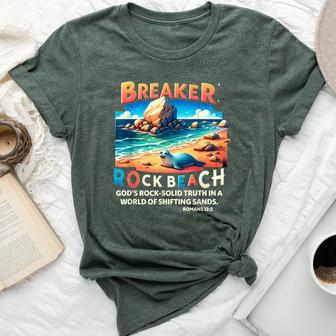 Breaker Rock Beach Christian God's Rock-Solid Truth Vbs 2024 Bella Canvas T-shirt - Seseable