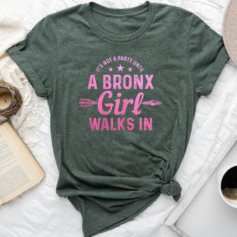 Bronx Girl New York City Nyc Pride Pink Bella Canvas T-shirt - Monsterry