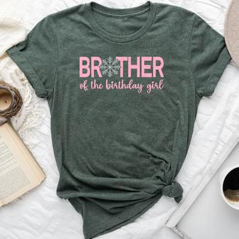 Brother Of The Birthday Girl Winter Onederland 1St Birthday Bella Canvas T-shirt - Monsterry AU