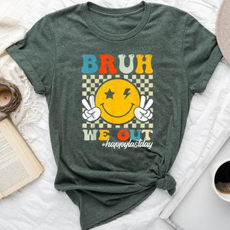 Bruh We Out Happy Last Day Of School Teachers Boys Girls Bella Canvas T-shirt - Seseable