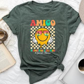 Bruh We Out Spanish Teacher Happy Last Day Of School Bella Canvas T-shirt - Monsterry UK
