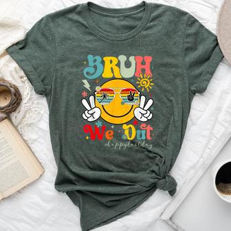 Bruh We Out Summer Happy Last Day Of School Teacher Student Bella Canvas T-shirt - Thegiftio UK