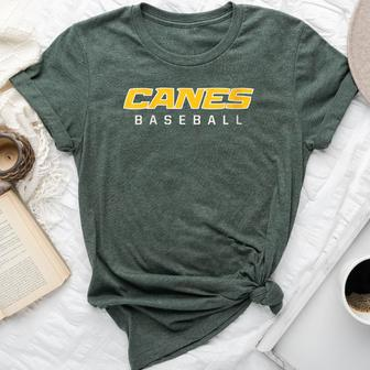 As Canes Baseball Sports Bella Canvas T-shirt - Seseable