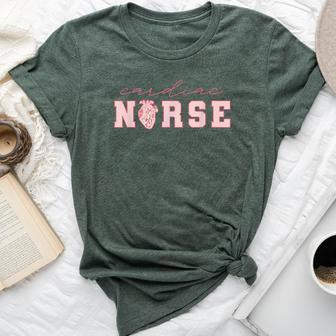 Cardiac Nurse Valentine's Day Telemetry Nurse Cvicu Nurse Bella Canvas T-shirt - Seseable