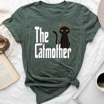 Cat Mother The Catmother Crazy Cat Mom Mama Bella Canvas T-shirt - Seseable
