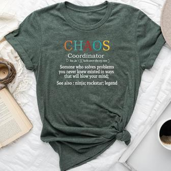 Chaos Coordinator Boss Lady Professional Day Bella Canvas T-shirt | Mazezy