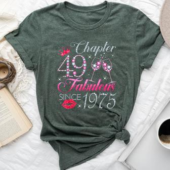 Chapter 49 Fabulous Since 1975 49Th Birthday For Women Bella Canvas T-shirt - Seseable