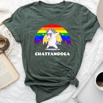 Chattanooga Tennessee Lgbtq Gay Pride Rainbow Bella Canvas T-shirt - Monsterry DE